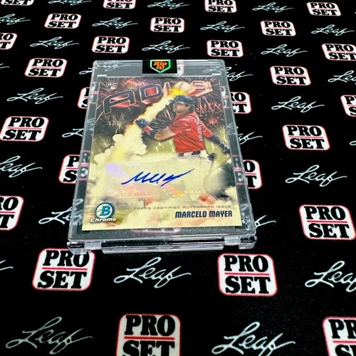 2025 Bowman Chrome Marcelo Mayer Adios Superfractor Rookie Auto 1/1 Red Sox