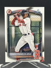 Franklin Arias 2025 Bowman Baseball 1st Bowman Paper Base Boston Red Sox BP-67