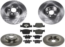 Front & Rear Disc Brake Rotors & Pads for Volvo S60 Hybrid 2021 2022 2024 2.0L