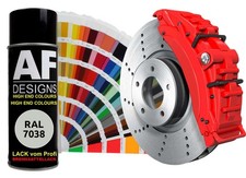 Bremssattellack RAL7038 ACHATGRAU Spraydose hitzebeständig 300° Bremssattelfarbe