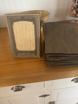 1 Deco Fold Out Pressed Cardboard Empty Picture Frame Photo 5 x7  New Old Stock