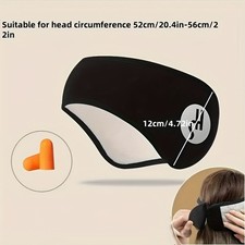 Premium Relaxing Modern Noise Canceling Sleep Cover with Ear Muffs fits Traveler