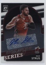 2021-22 Panini Donruss Optic Signature Series Max Strus #SS-MSR Auto 11ng
