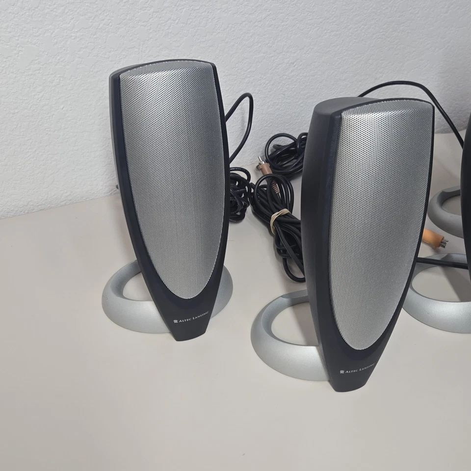 Altec Lansing Multimedia Computer Speaker System Powered Subwoofer ADA745 TESTED - Image 3 of 4