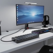 24 Outlets Heavy-Duty Surge Protector with 6ft Cord - Ideal for Gaming  Office