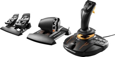 Thrustmaster T.16000M FCS Flight Pack   Joystick, Schubregler und Ruderpedale fü