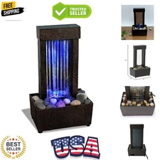 Color Changing LED Tabletop Water Fountain - 10