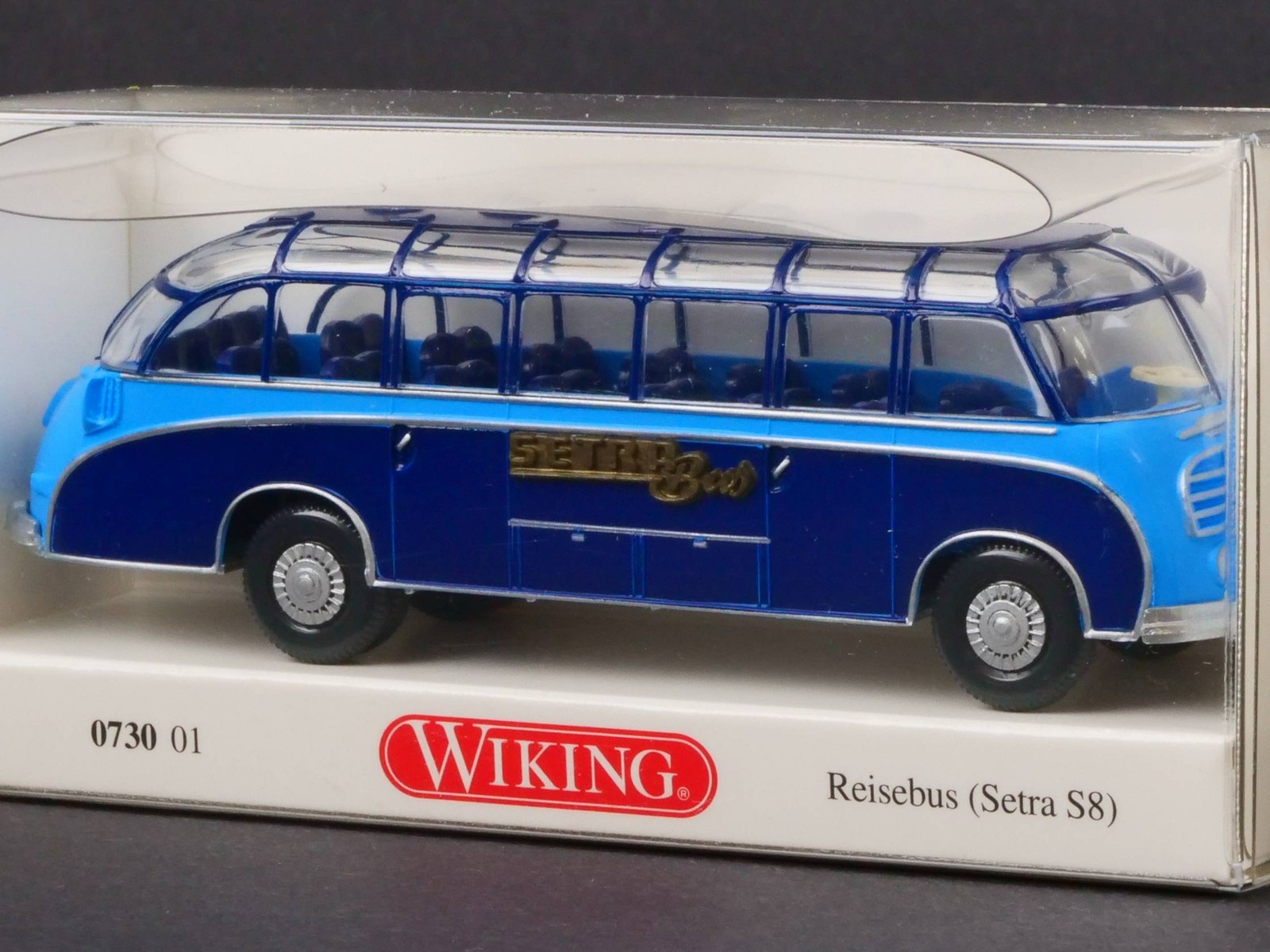 Wiking 073001 Setra S8 Travel Bus Panoramic Roof 1:87 Mint! Boxed 1706-30-76