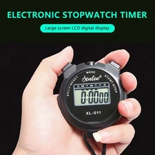 Stopwatch Digital LCD Sports Counter Timer Watch Handheld Countdown Stop Timer