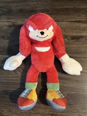 Sonic The Hedgehog 2 Knuckles BAB Plush Build-A-Bear 17'' Stuffed No Tush Tag