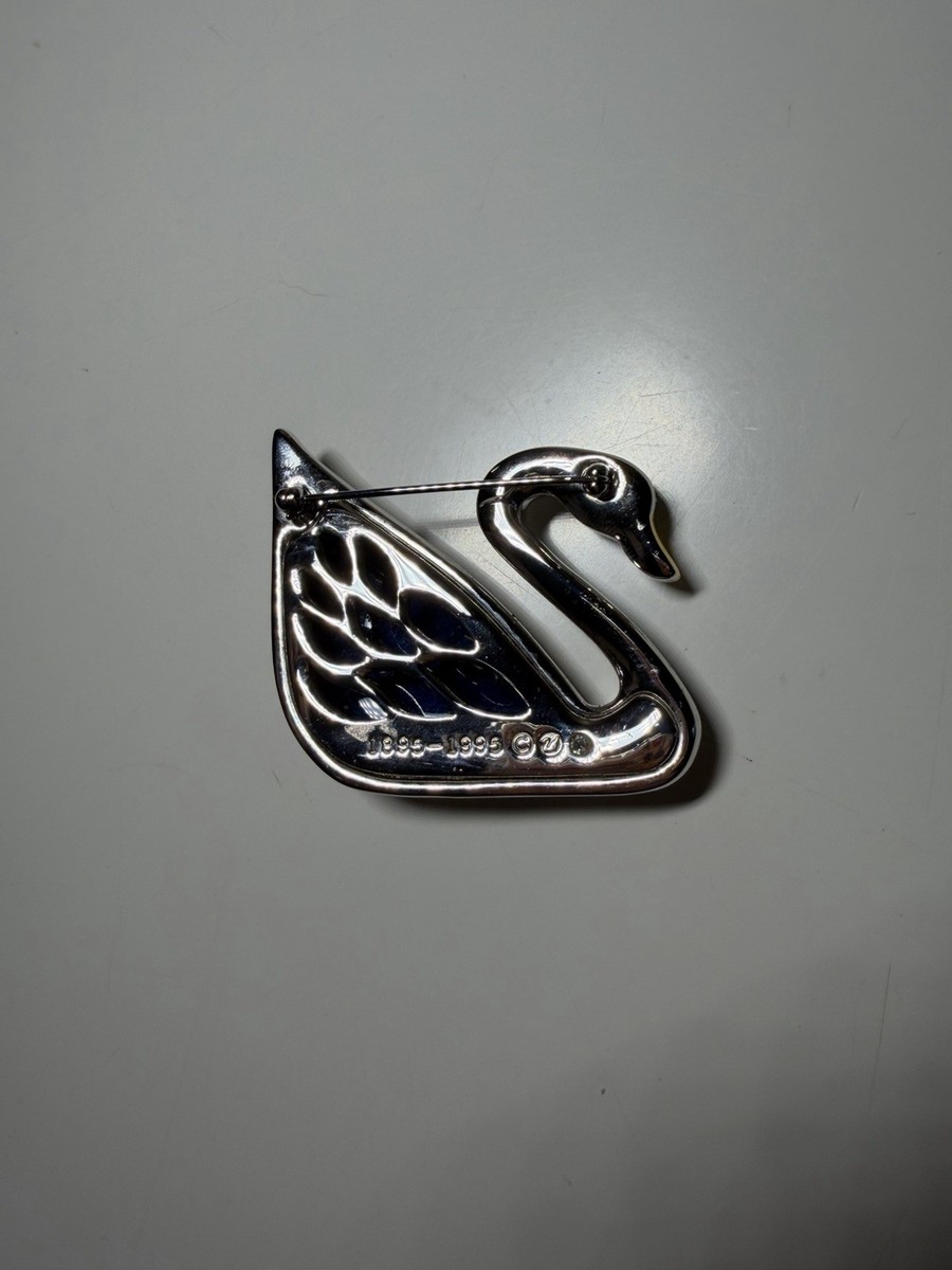 スワロフスキー社　100周年記念スワン RARE: Swarovski 100th Year Anniversary 1895-1995 Crystal Swan