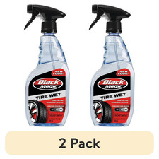 Black Magic Tire Wet 23 Oz. Tire Shine Lasts Up To 4 Weeks - Bm23 2 Pack