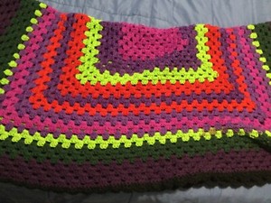 afghan blanket handmade new