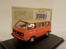 VW T25 Bus - Ivory/Brilliant Orange, Oxford Diecast 1/76 New Dublo, 76T25008