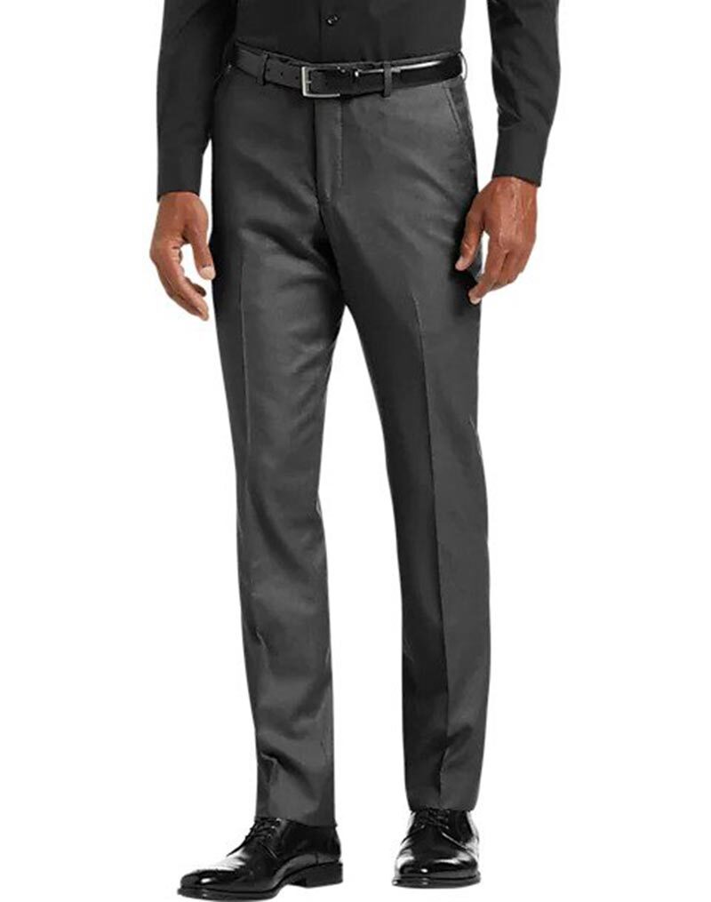 Joseph Abboud Men's Slim Fit Dress Pants 40 NWT Charcoal Gray 100% Wool  Slacks