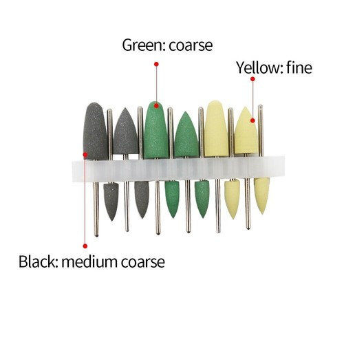 Dental Composite Porcelain Zirconia Polishing Kit RA for Low Speed Contra Angle - Picture 40 of 78
