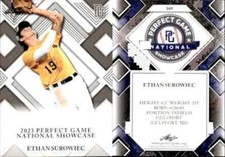 Ethan Surowiec 1st EVER PRINTED 2023  LEAF PERFECT GAME ROOKIE CARD #169 Mint