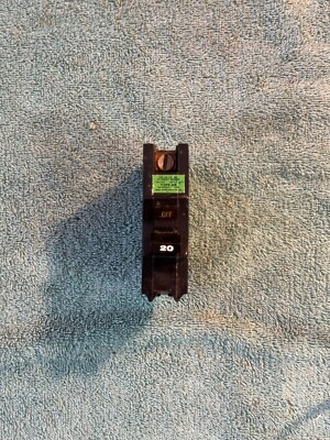 #ad Federal Pacific Electric FPE 20A NI Circuit Breaker 1 Pole Type NB 120 240V $29.95