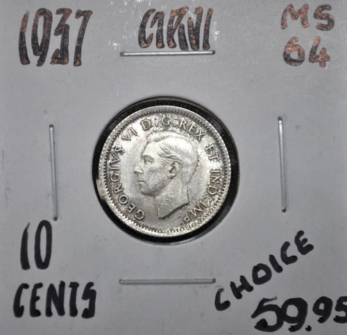 1937 Canada 10 Cents