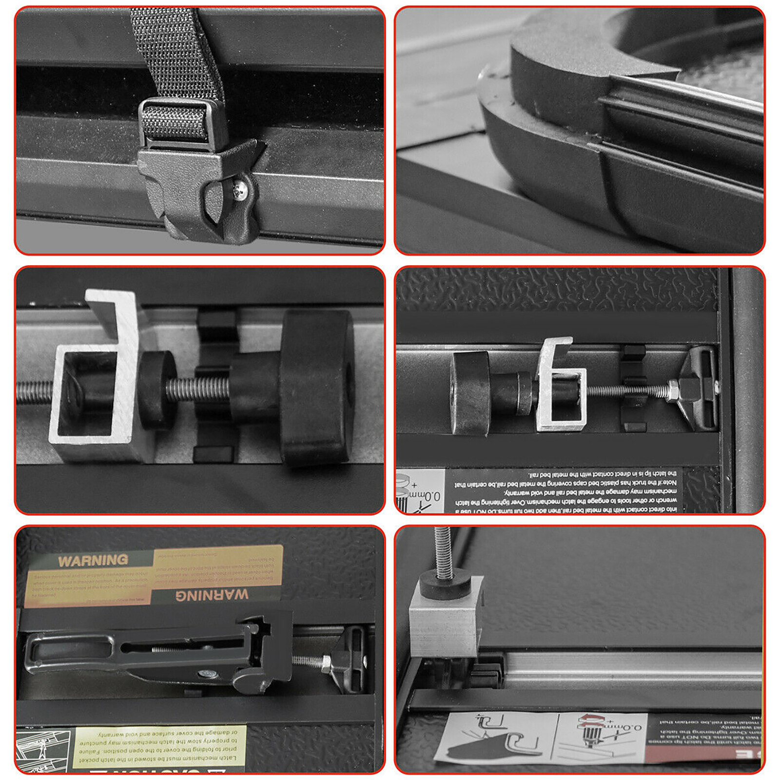 5.5FT Hard Tonneau Cover 4Fold For 20152023 Ford F150 F150 Truck Bed