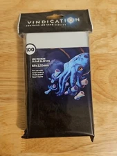 Vindication Board Game 100 Micron Clear Sleeves Large Cards 69×120mm
