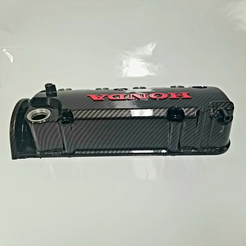 Honda Civic D16Y8 D16Y7 VTEC SOHC HYDRO DIPPED VALVE COVER IN CARBON