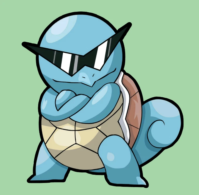 Calcomanía adhesiva Pokemon Squirtle Foto 3 de 3