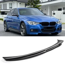PSM Style Gloss Black Highkick Spoiler Wing For 12-18 F30 3-Series Sedan F80 M3