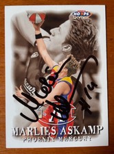 Marlies Askamp Signed 1999 Hopps Skybox WNBA #43 Phoenix Mercury