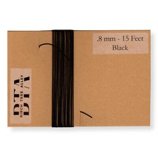 15 Feet Radio Tuner Dial Cord String 180" .031" Black Vintage Tube Radio