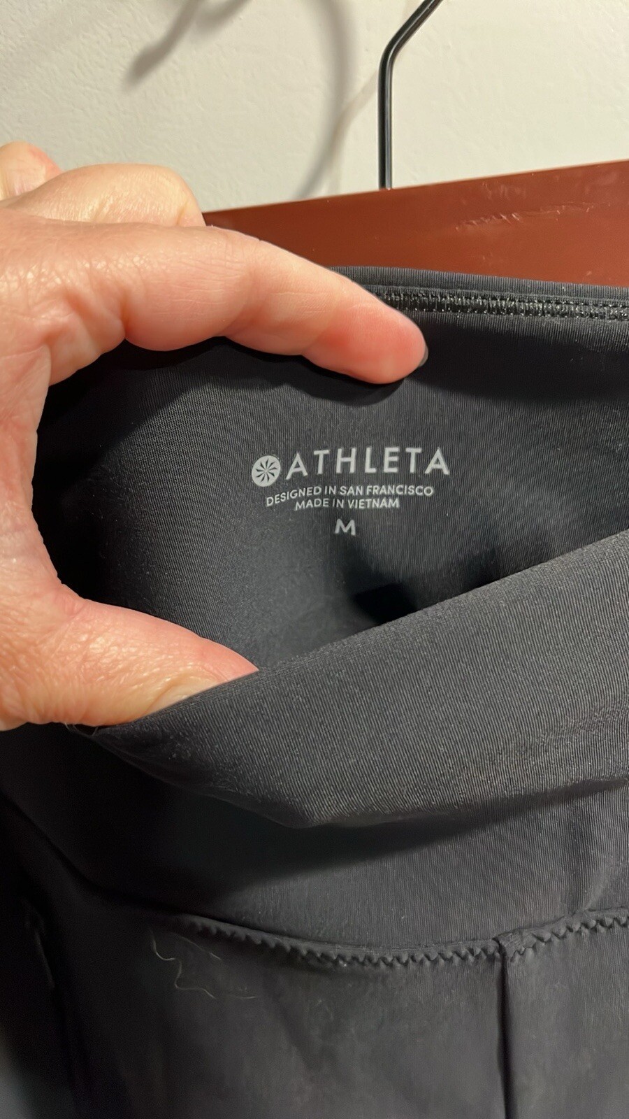 Athleta Medium Solid Black Stellar Tight Trouser … - image 10