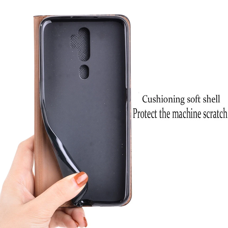 PU Leather Stand Wallet Cover Case For Sony Xperia L4/1 II/1 III/1 IV/10 II/III - Image 4 of 4