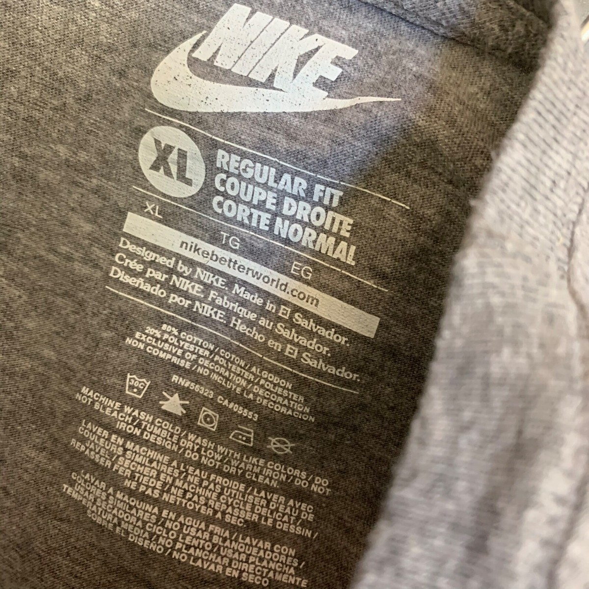 Nike T-Shirt Just Do It sz XL cotton 100% | eBay