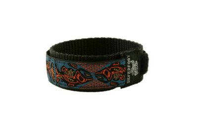 Silverfoot Nylon Watchband Sport-Loop Wrap Around Strap Fits 16 to 20 mm Watches