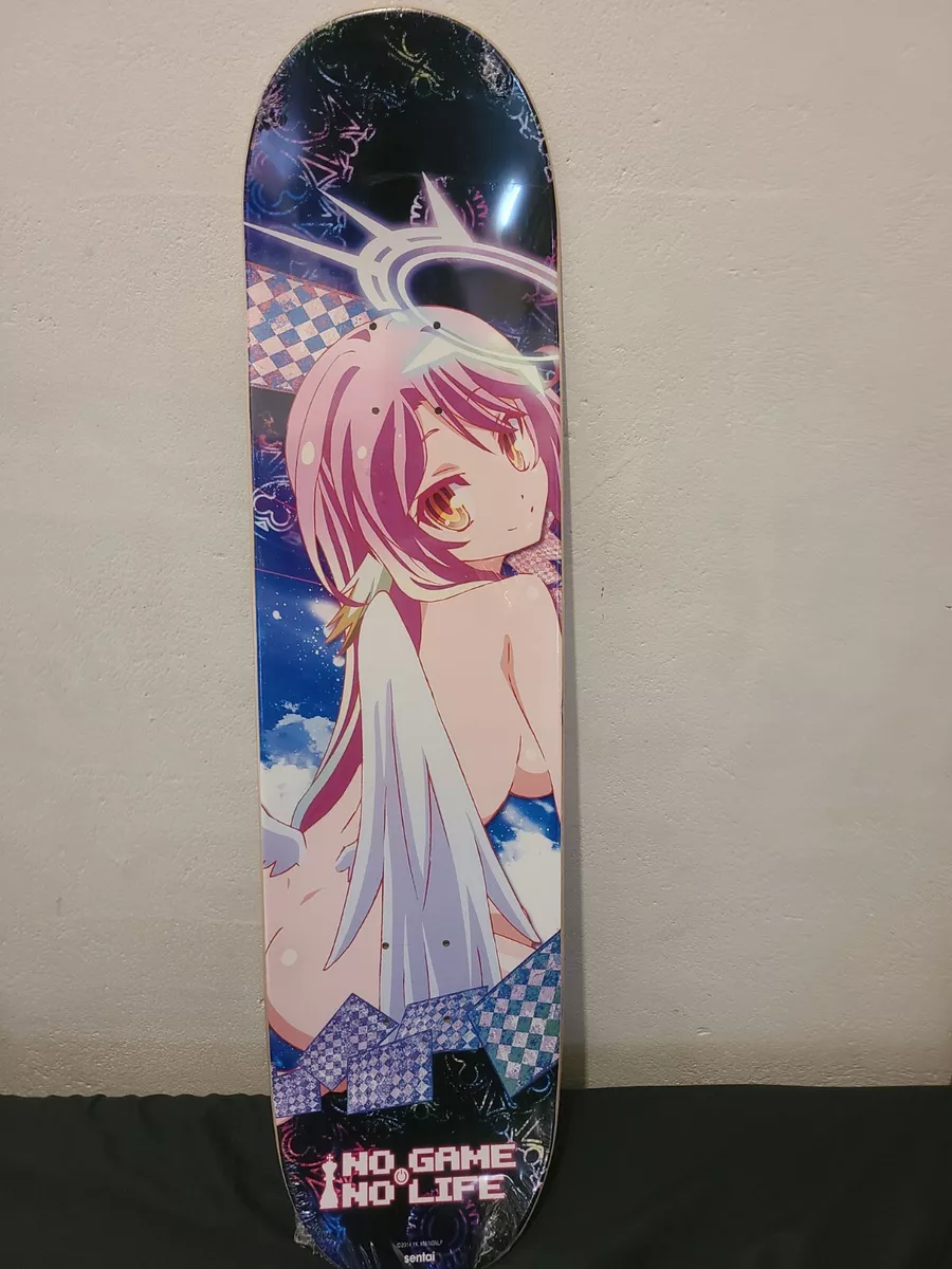 No Game No Life Anime - Skateboard Deck - Jibril & Steph Dola Official