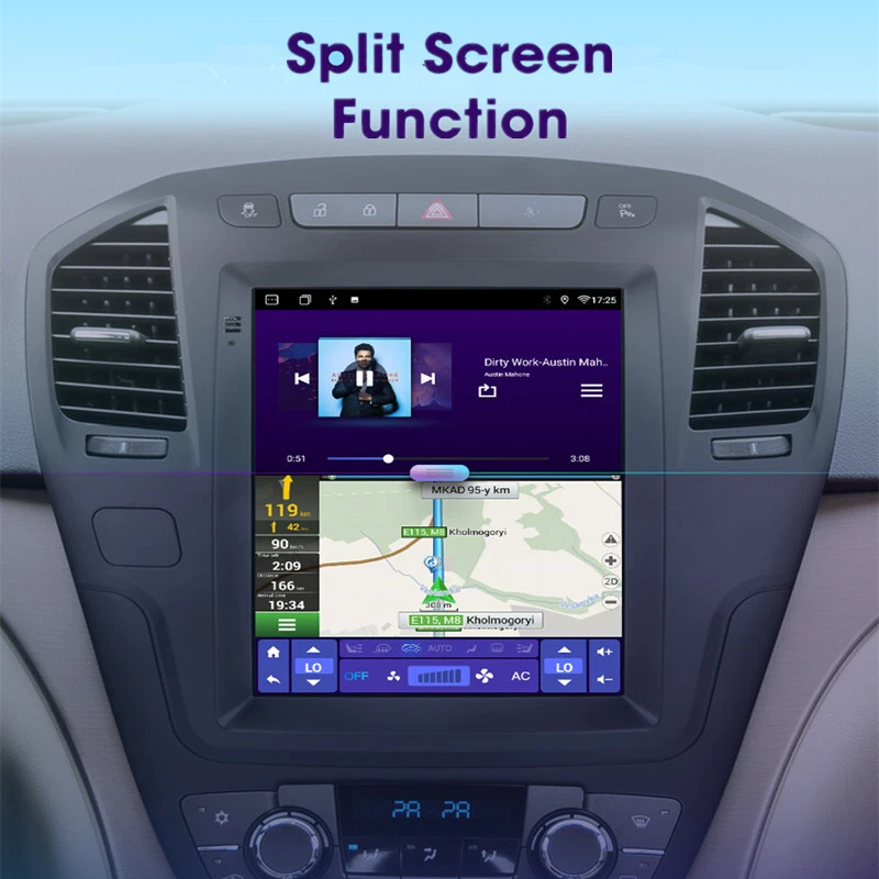 Coche 9.7 pulgadas Android 11 Radio Multimedia GPS Navegación Para Opel Vauxhall Insignia 08-13 Foto 3 de 4