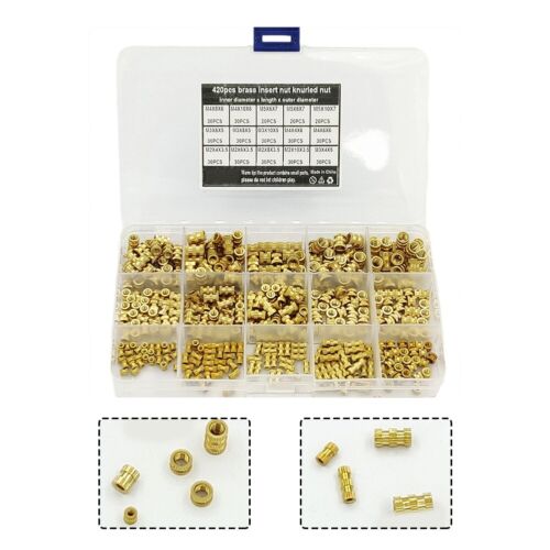 Compact Packaging Brass Knurled Nuts for Spring Antennas and Hardware Springs - Bild 1 von 10