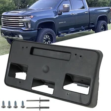 For Chevy Silverado 2500 3500 2020-2023 Front License Plate Frame Holder Bracket