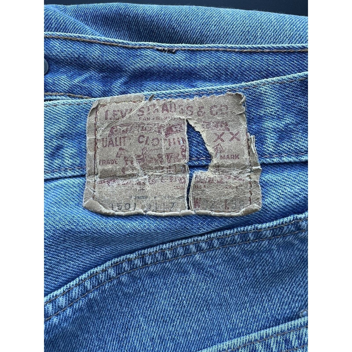 Vintage 70s Levi's Redline 501xx Selvedge Jeans 1501-0117 Vintage 70s Levi's Redline 501xx Selvedge Jeans 1501-0117