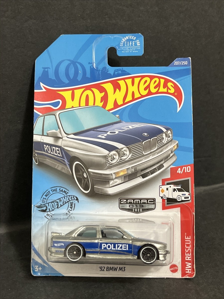 2020 Hot Wheels HW RESCUE 207/250 '92 BMW M3 4/10 ZAMAC 013 | eBay
