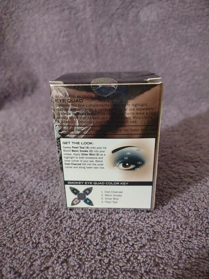 Nuance by Salma Hayek Eye Shadow Quad Kit #075 Smokey  - Image 2 of 4