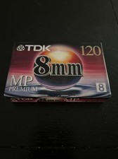TDK 120MP Premium 8mm 120 Minute Premium Camcorder Video Cassette New P6-120MP