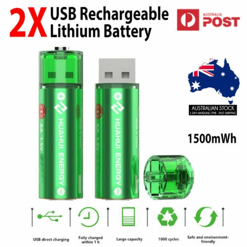 Lithium AA Rechargeable Batteries