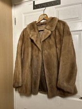 Real Mink Fur Jackets Size 12/14