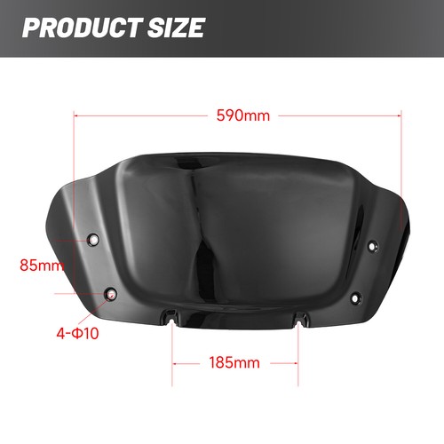 8" Front Windshield Windscreen For Harley Street Glide FLHX/I models 2024 2025 - Picture 5 of 12
