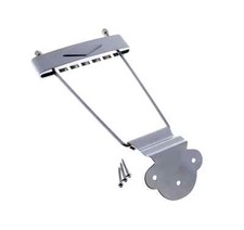 Solo Pro 335 Style Thin Body Trapezoid Chrome Guitar Tailpiece
