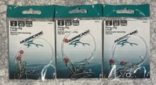 3 Packs Hurricane Porgy Rigs 40 LB 20” Size 4