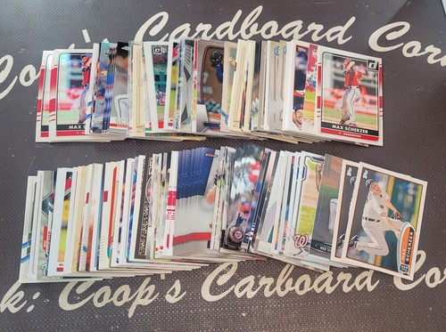Lot of (125) Max Scherzer Baseball Cards Nationals Tigers Mets