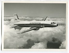 AEROPOSTAL HS748 LARGE OFFICIAL VINTAGE MANUFACTURERS STAMPED PHOTO