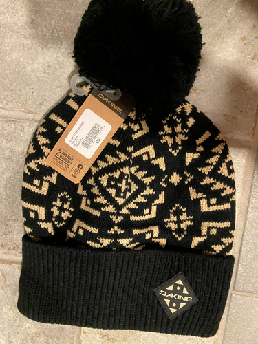 Dakine Silverton Pom Beanie Hat Black 